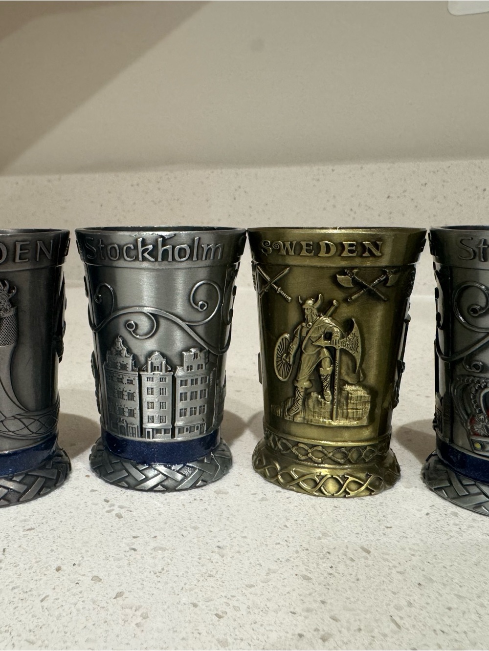 Swedish Viking Shot Glasses
